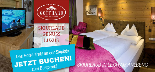 Hotel Gotthard, das Skihotel direkt an der Skipiste in Lech am Arlberg