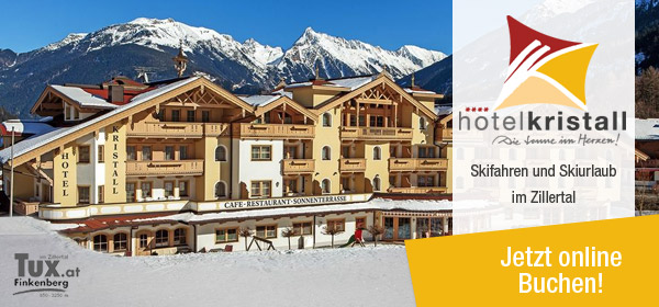 Hotel Kristall - Skiurlaub im Hotel an der Piste im Zillertal