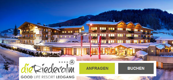 Hotel Die Riederalm Good Life Resort Familien-Skiurlaub Wellness Leogang
